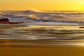 A placid early morning sunrise at Baggies Beach near Durban, South Africa Royalty Free Stock Photo