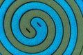 Two mosquito repellent with different color coils Royalty Free Stock Photo