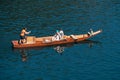 Plaette, the Traditional Flatboat or Rowing Boat on Lake Hallstatt