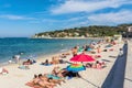 Plage de la Salis, Antibes, Cote D`Azur, France Royalty Free Stock Photo