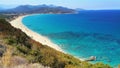 Plage de Lozari near Lile Rousse, Corsica, France, Europe