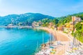 Plage de suveret at theoule sur mer, France Royalty Free Stock Photo