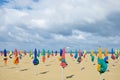 Plage a Deauville Royalty Free Stock Photo