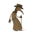 Plague doctor in mask