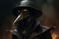 Plague doctor medieval. Generate Ai Royalty Free Stock Photo