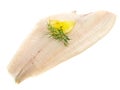 Plaice Fish Fillet Royalty Free Stock Photo