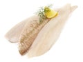 Plaice Fish Fillets Royalty Free Stock Photo
