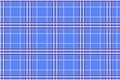 Plaid check patten in dark navy, blue and white. Seamless fabric texture print.