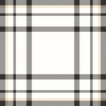 Plaid check pattern. Seamless fabric texture. Tartan textile print