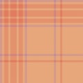 Plaid check pattern. Seamless fabric texture. Tartan textile print