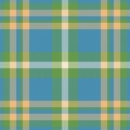 Plaid check pattern. Seamless fabric texture. Tartan textile print