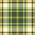 Plaid check pattern. Seamless fabric texture. Tartan textile print