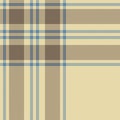 Plaid check pattern. Seamless fabric texture. Tartan textile print