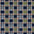 186 Plaid: A classic and timeless background featuring plaid pattern in bold and muted colors that create a traditional and cozy Royalty Free Stock Photo