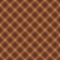 Autumn Plaid Check Seamless Pattern Royalty Free Stock Photo