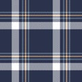 Plaid Pattern Abstract Herringbone In Blue, Yellow, White. Seamless Tartan Check Background Graphic For Flannel Shirt, Skirt.