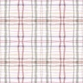 Plaid Pattern. Beige Tartan Fabric. Scotland