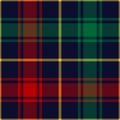 Plaid pattern for Christmas prints. Seamless large simple multicolored dark tartan check in navy blue, red, green, yellow. Royalty Free Stock Photo