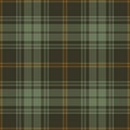Plaid pattern for flannel in brown and green. Seamless herringbone textured autumn winter tartan check plaid vector background.
