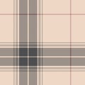 Plaid pattern ombre in pink and grey. Seamless light Scottish tartan check plaid large graphic for flannel shirt blanket duvet.