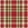 Plaid pattern seamless. Check fabric texture. Stripe square background. Vector textile design Royalty Free Stock Photo