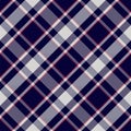 Plaid pattern seamless. Check fabric texture. Stripe square background. Vector textile design Royalty Free Stock Photo