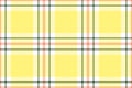 Plaid pattern seamless. Check fabric texture. Stripe square background. Vector textile design Royalty Free Stock Photo