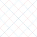 Plaid pattern seamless tattersall in pastel blue, pink, white. Seamless simple classic basic thin line geometric windowpane grid.