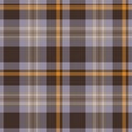 Plaid retro brown seamless pattern - for hipster shirt Royalty Free Stock Photo