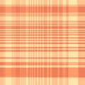 Plaid seamless orange color striped lines pattern wallpaper background