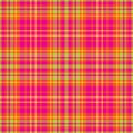 Plaid seamless pattern. Check fabric texture. Vector textile print Royalty Free Stock Photo