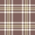 Plaid seamless pattern. Check fabric texture. Vector textile print Royalty Free Stock Photo