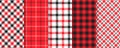 Plaid seamless pattern. Checkered, tartan background. Vector illustration Royalty Free Stock Photo