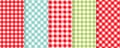 Plaid seamless pattern. Checkered, tartan background  Vector illustration Royalty Free Stock Photo