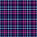 Plaid seamless pattern. Repeating checker fabric design prints plaids. Repeated check ekose. Checks square line. Vichi cloth