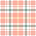 Plaid seamless pattern. Repeating checker fabric design prints plaids. Repeated check ekose. Checks square line. Vichi cloth