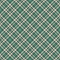 Plaid seamless pattern. Vector background of textile ornament. Flat fabric design Royalty Free Stock Photo