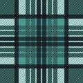 Plaid seamless tartan pattern. Twill texture.