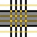 Plaid seamless tartan pattern. Twill texture.