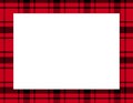 Plaid Tartan Frame Royalty Free Stock Photo