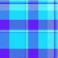 Plaid tartan texture of background fabric check with a textile seamless vector pattern Royalty Free Stock Photo