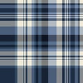 Plaid textile tartan of vector pattern background with a seamless texture check fabric Royalty Free Stock Photo