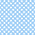 Plaid vector seamless texture. Blue pattern in box. Checkered backgraund Royalty Free Stock Photo