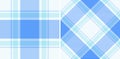 Plaid vector textile of fabric tartan background with a seamless pattern check texture Royalty Free Stock Photo