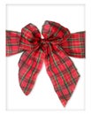 Plaid Xmas Package Bow