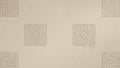 Minimalist Beige Background with Scattered Square Geometric Insets pattern Royalty Free Stock Photo