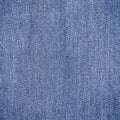 Plain Blue Jean Fabric Texture