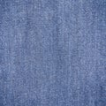 Plain Blue Jean Fabric Texture Royalty Free Stock Photo