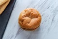 Plain Boring Microwaved Hamburger Royalty Free Stock Photo