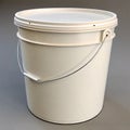 Plain bucket smooth surface no branding Royalty Free Stock Photo